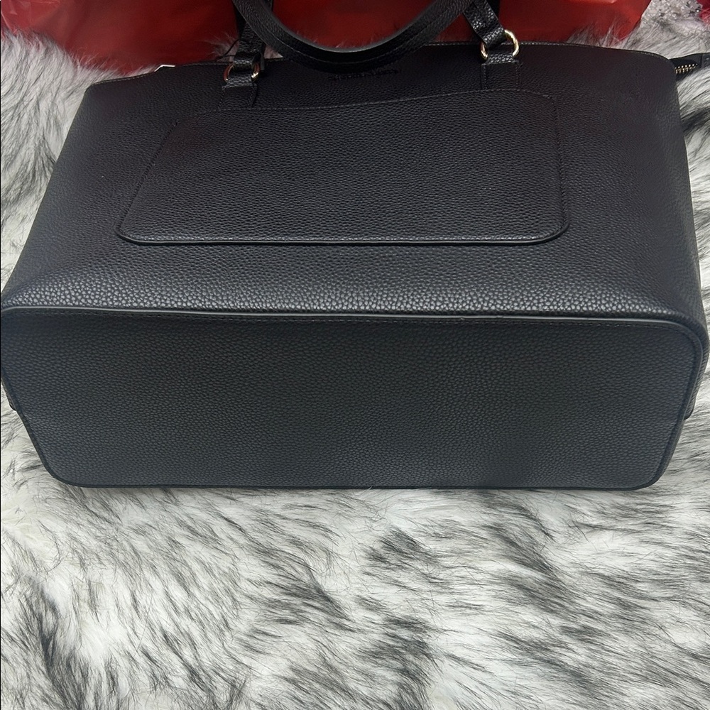 Nanette Lepore Black Tote with Geometric Pouch - Picture 11 of 16